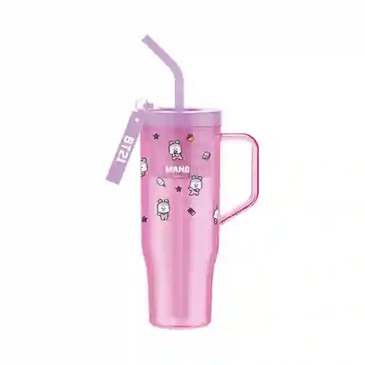 Vaso Mang Bt21 Rosa 1250 mL Miniso