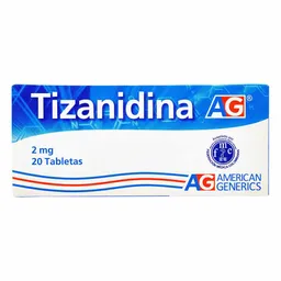 American Generics Tizanidina (2 mg)