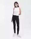 Jean H. Rise Cosmo Femenino Negro Mate Noche Talla 16 Chevignon