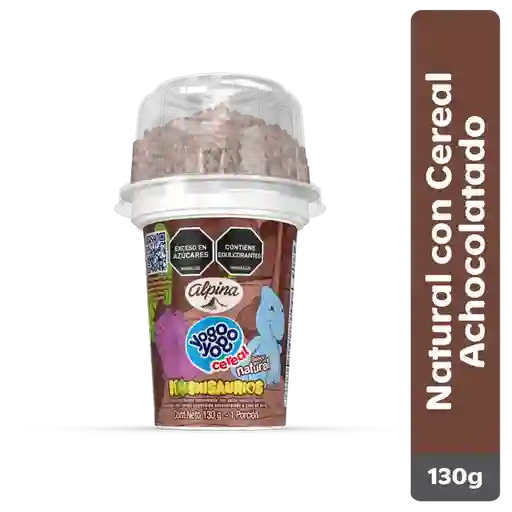 Yogo Yogo Cereal Natural Chocolate Vaso 130 g