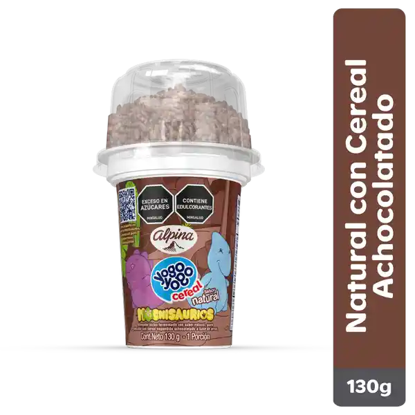 Yogo Yogo Cereal Natural Chocolate Vaso 130 g