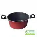 Ilko Olla Antiadherente Con Tapa de Vidrio Just Cook 24 cm