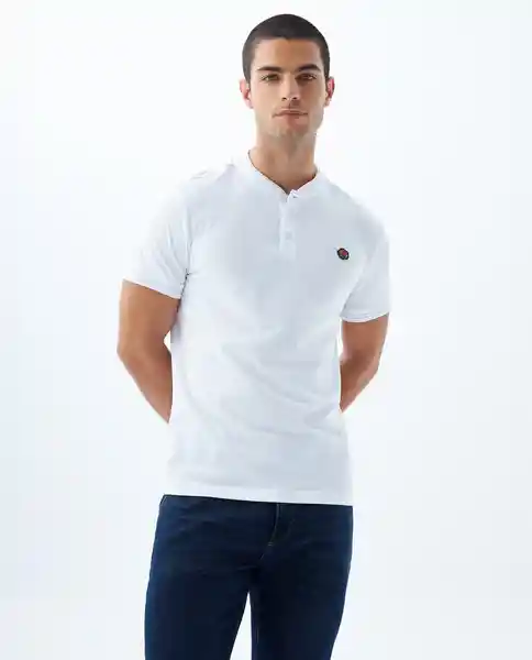 Camiseta Hombre Blanco Talla S 800G002_BLA110601 Americanino