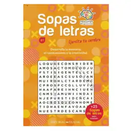 Libro Sopas de Letras Neuronas en Accion