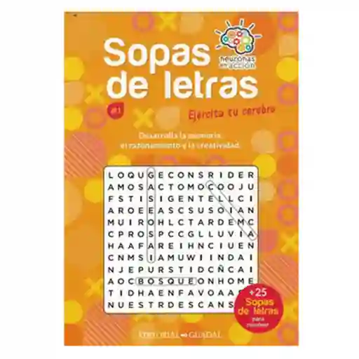Libro Sopas de Letras Neuronas en Accion