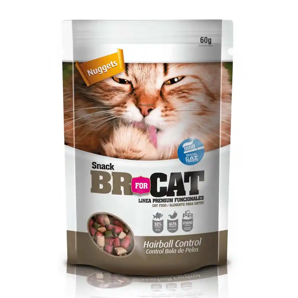 Br For Cat Snack para Gato Control Bola de Pelo 