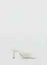 Sandalias Pepyw Blanco Talla 37 Mujer Mango