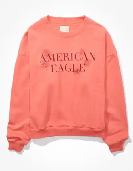 Buzo Mujer Naranja Talla X-Small American Eagle