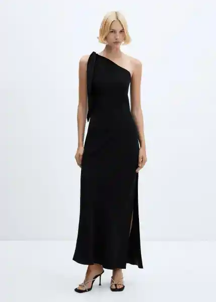 Vestido Lazaro Negro Talla S Mujer Mango