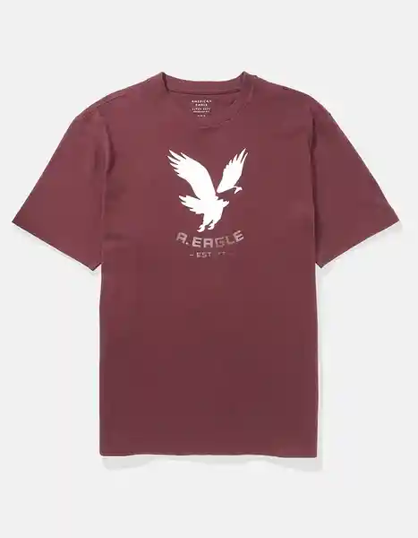 Camiseta Hombre Borgoña Talla Small American Eagle 01813658