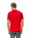 Camiseta Rojo Talla L Rifle100e001