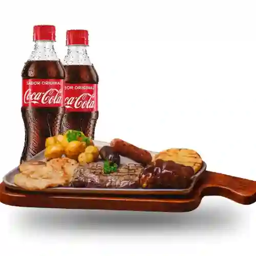 Combo Parrillada + 2 Coca Cola 400 ml