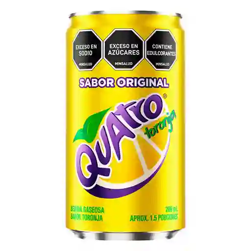 Bebida Quatro Gaseosa Toronja (269 Ml)