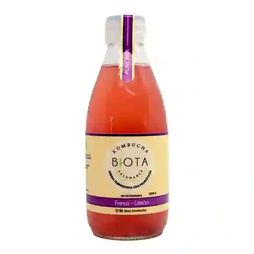 Bebida Biota Kombucha Fresa Limon