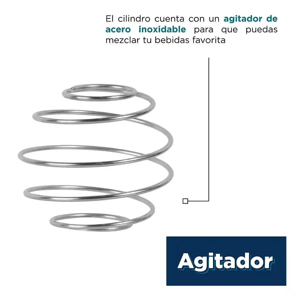 Botella Agitadora Con Asas Negro Miniso Sports