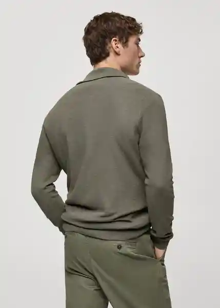 Buzo Jersey Tenp Oliva Talla L Hombre Mango