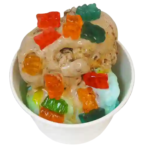 Helado Gourmet Doble + Topping