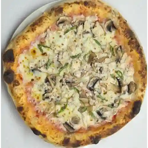 Pizza Pollo y Champiñones