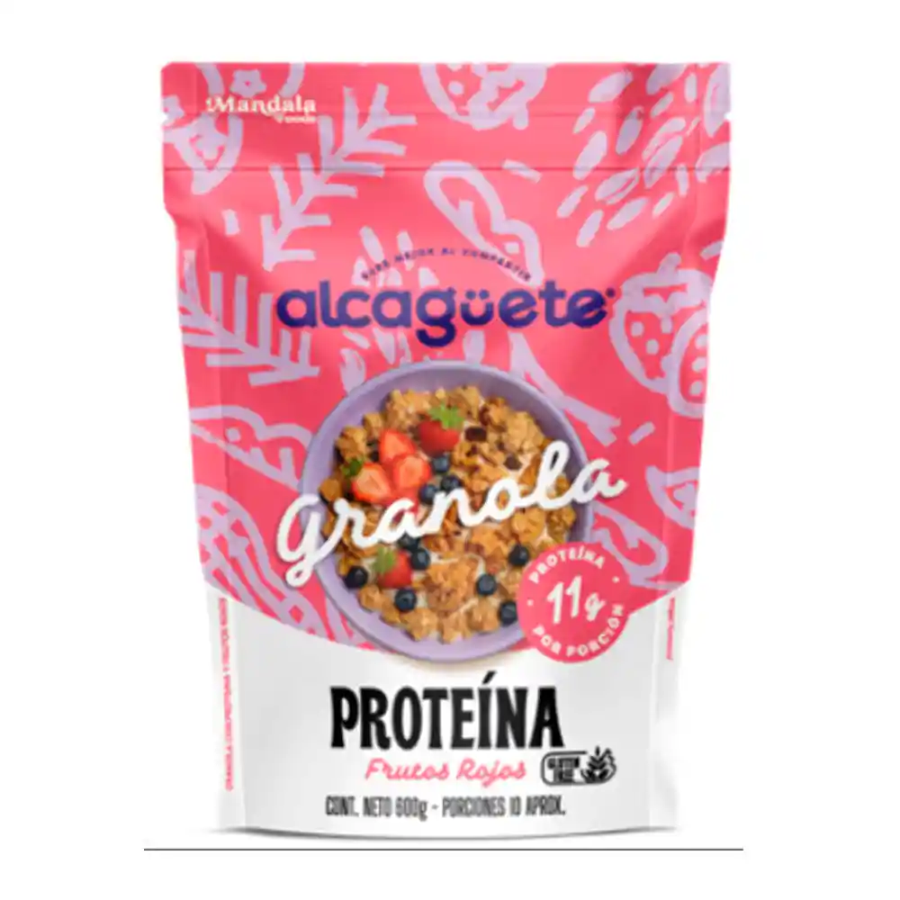Granola Alcaguete Frutos Rojos Proteina