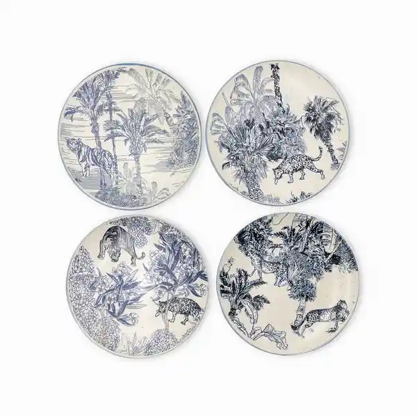 Set Plato Mediano Selva Sajal 21 cm Ambiente Gourmet