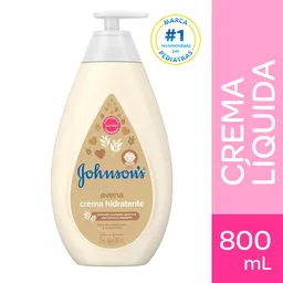 Crema Líquida Johnson Baby Avena X 800 Ml