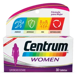 Centrum Multivitamínico Women para Mujeres Entre 18 y 49 Años 
