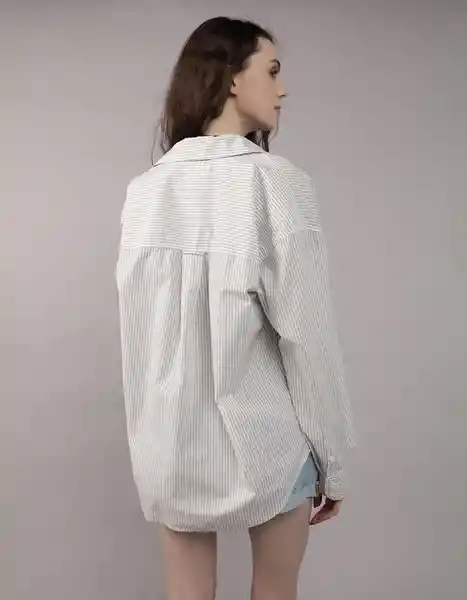 Camisa Mujer Azul Talla: MEDIUM 6214410 American Eagle