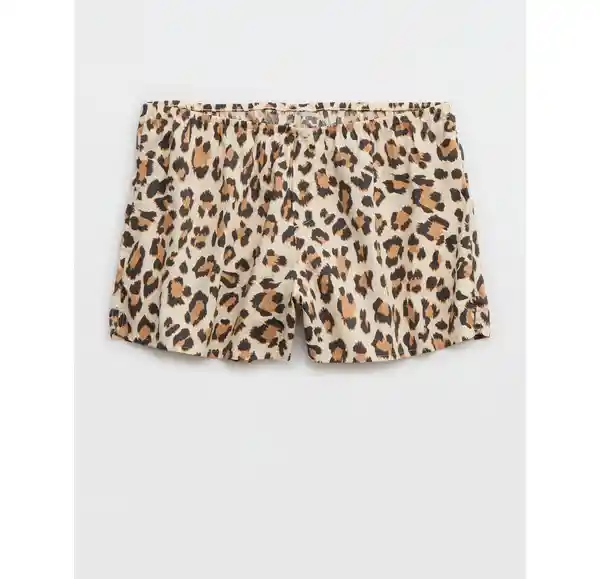 Short de Pijama Aerie Beige Talla X-SMALL American Eagle