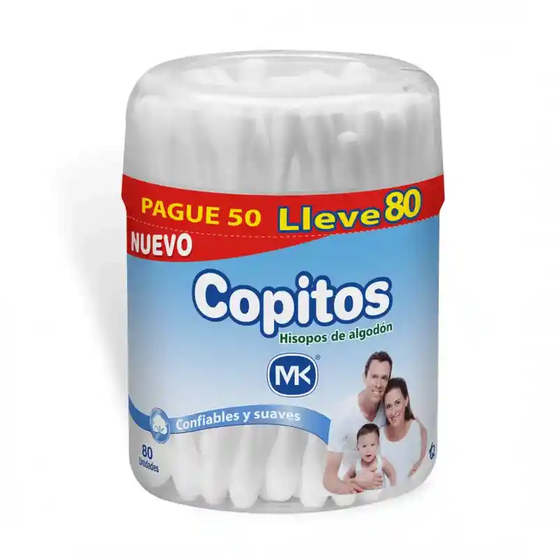Mk Copitos de Algodón Suaves