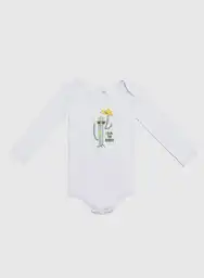 Body Manga Larga Bebito 12/18mese-blanco