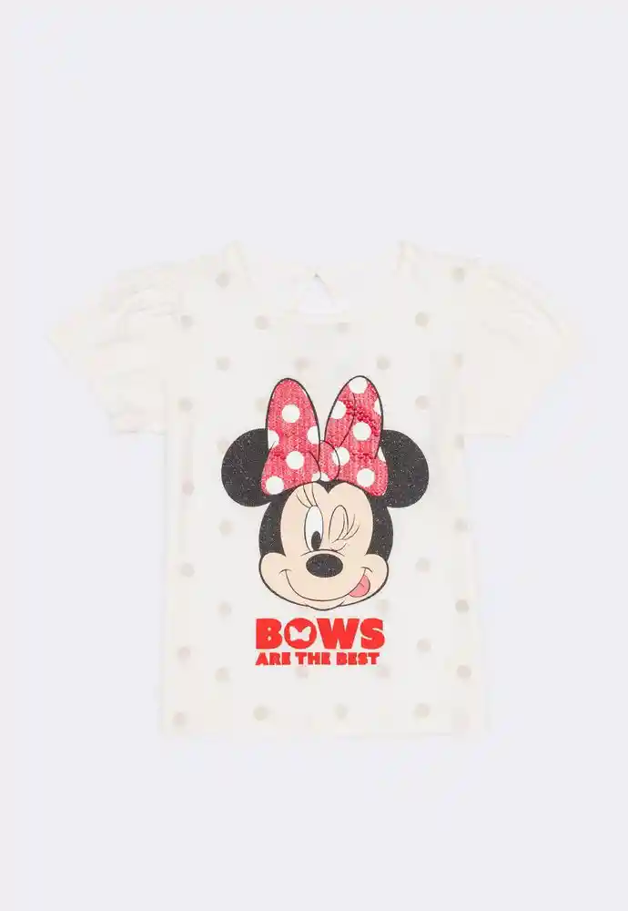 Camiseta Manga Corta 3t-ivory