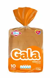 Gala Ponqué Sabor Vainilla en Tajadas