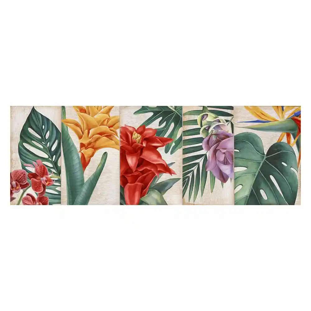 Corbeta Decorado Jardín Multicolor 20 X 60 Cm