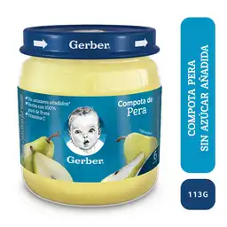 GERBER  Compota de pera 