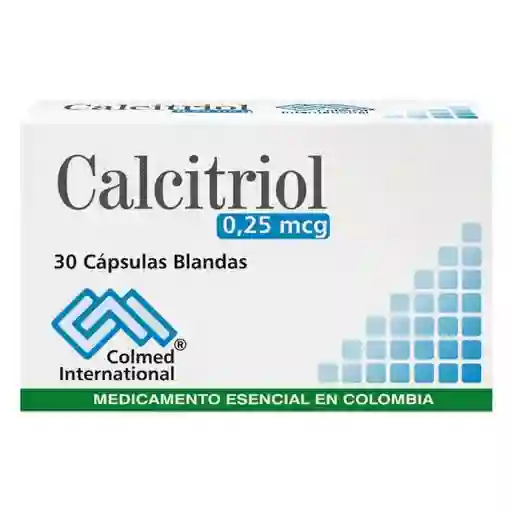 Colmed Calcitriol Blandas (0.25 mcg) 30 Cápsulas
