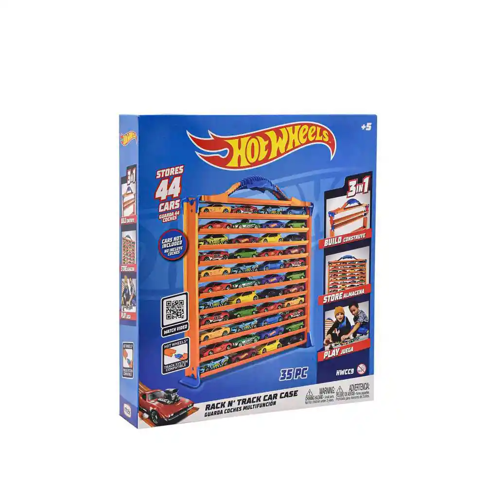 Hot Wheels Juguete Case Para 44 Carros Rack