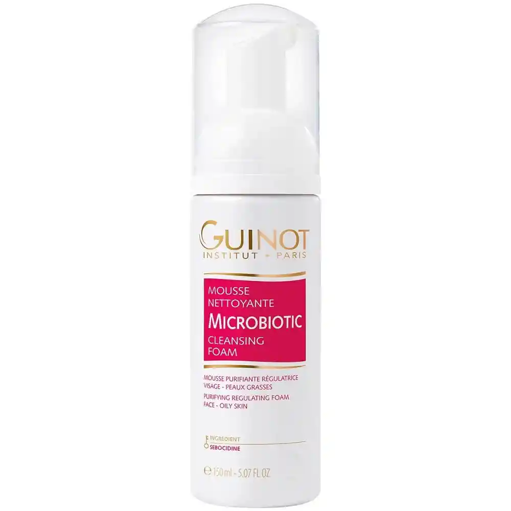 Espuma Limpiadora Facial Guinot Microbiotic Frasco