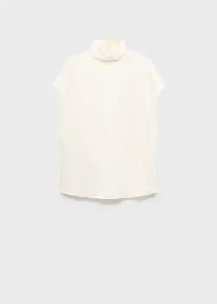Blusa Lunas Crudo Talla S Mujer Mango