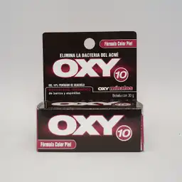 Oxy Gel Elimina la Bacteria del Acné Color Piel (10%)