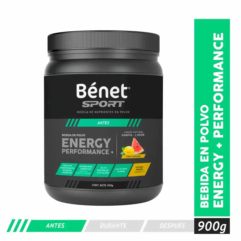   Benet  Bebida Sport Preworkout Limon Sandia 
