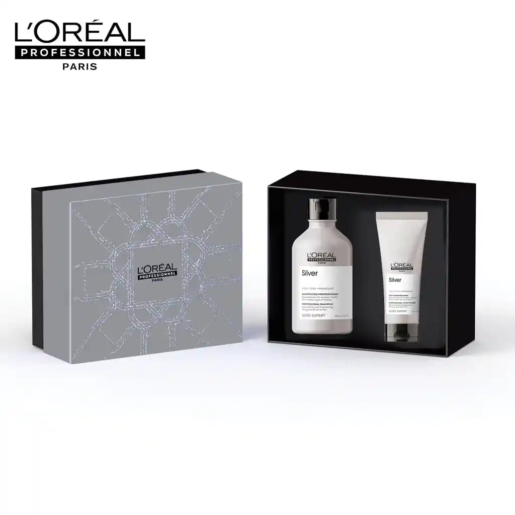 L'Oréal Kit Shampoo Silver + Acondicionador Serie Expert
