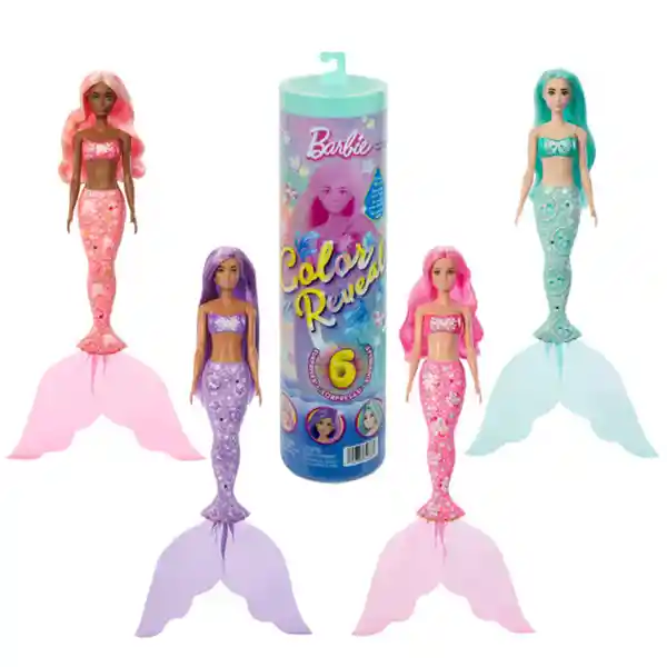 Barbie Muñeca Color Reveal Sorpresa Jfv58