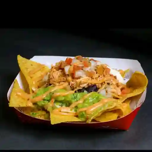 Nachos medianos de cochinita pibil