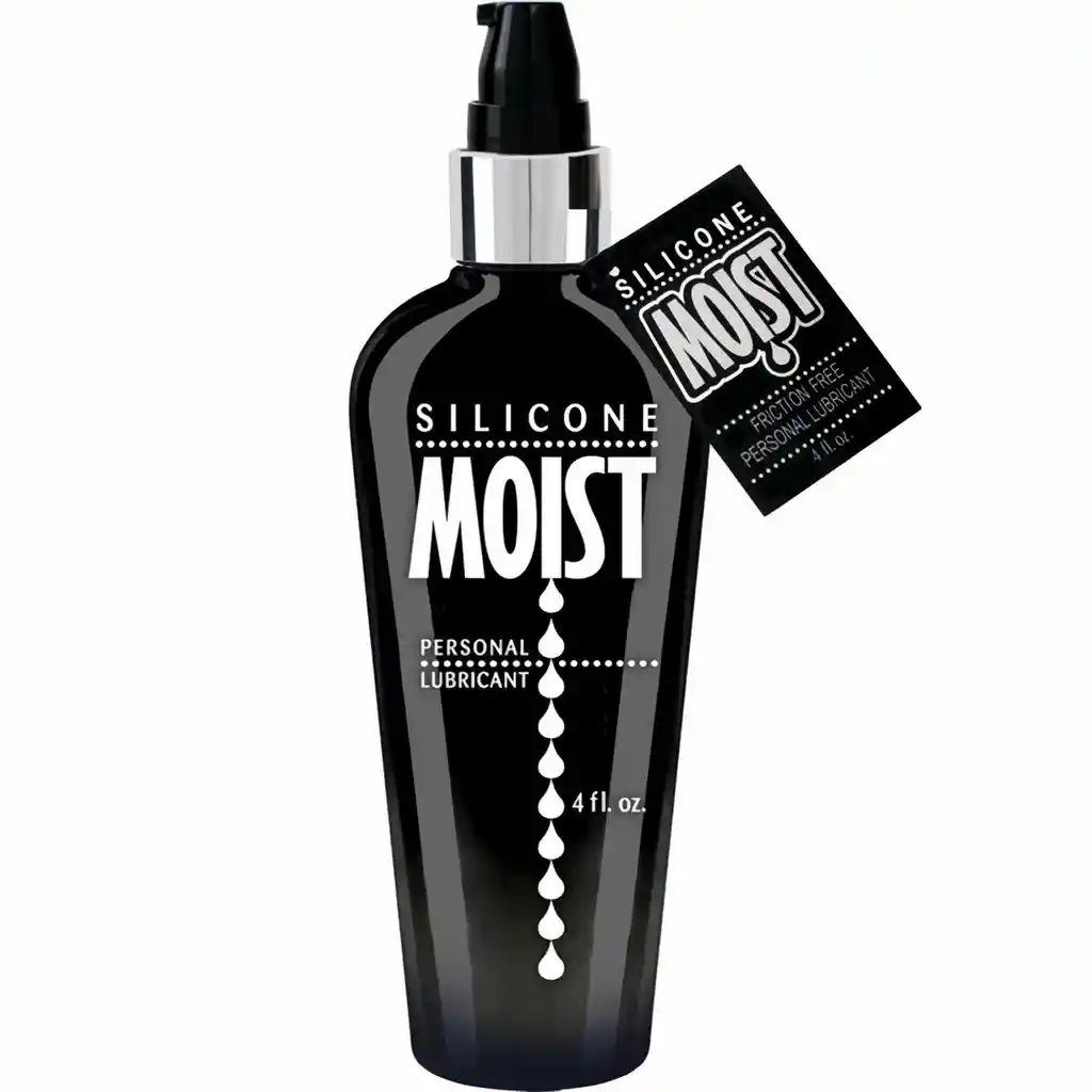 Moist Lubricante Silicona De 4 Oz.