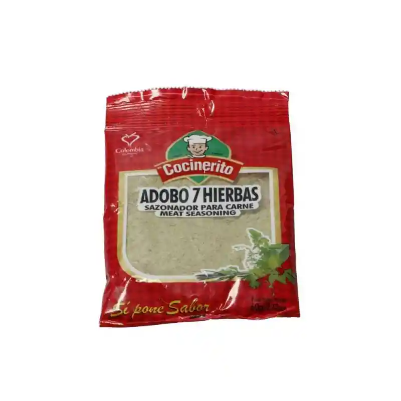 El Cocinerito Adobo 7 Hierbas para Carnes