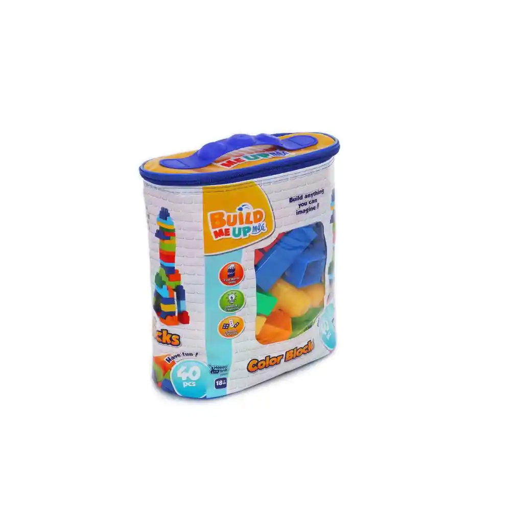 Happy Maxi 40 Pzs en Bolsa Bloques