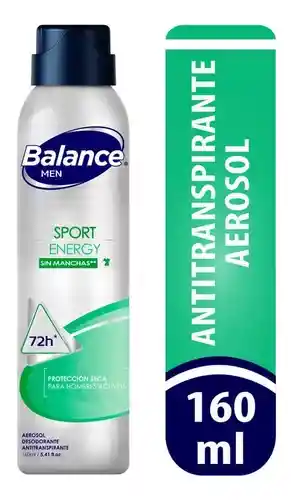 Balance Antitranspirante Sport Energy para Hombre