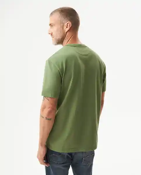 Camiseta Chain Graphic Verde Loden Oscuro Talla XS Chevignon