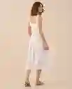 Vestido Blanco 0 Claro Talla M 691G210 Esprit