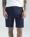 Bermuda Hombre Azul Talla 34 850D000 Americanino